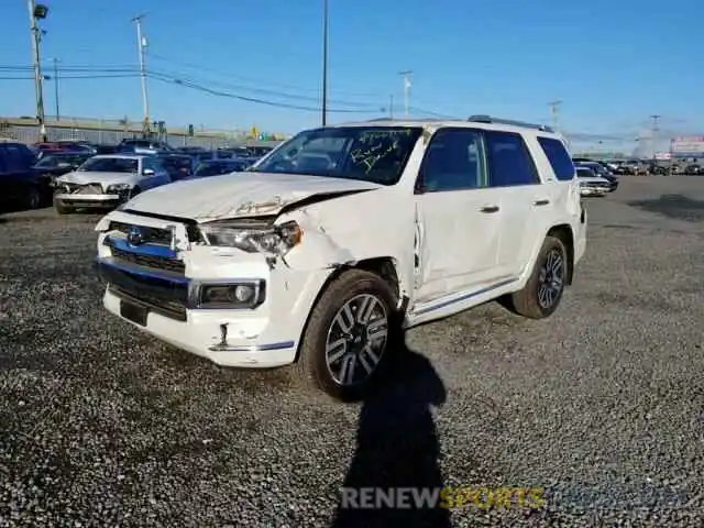 2 Photograph of a damaged car JTEBU5JR1K5664218 TOYOTA 4RUNNER SR 2019