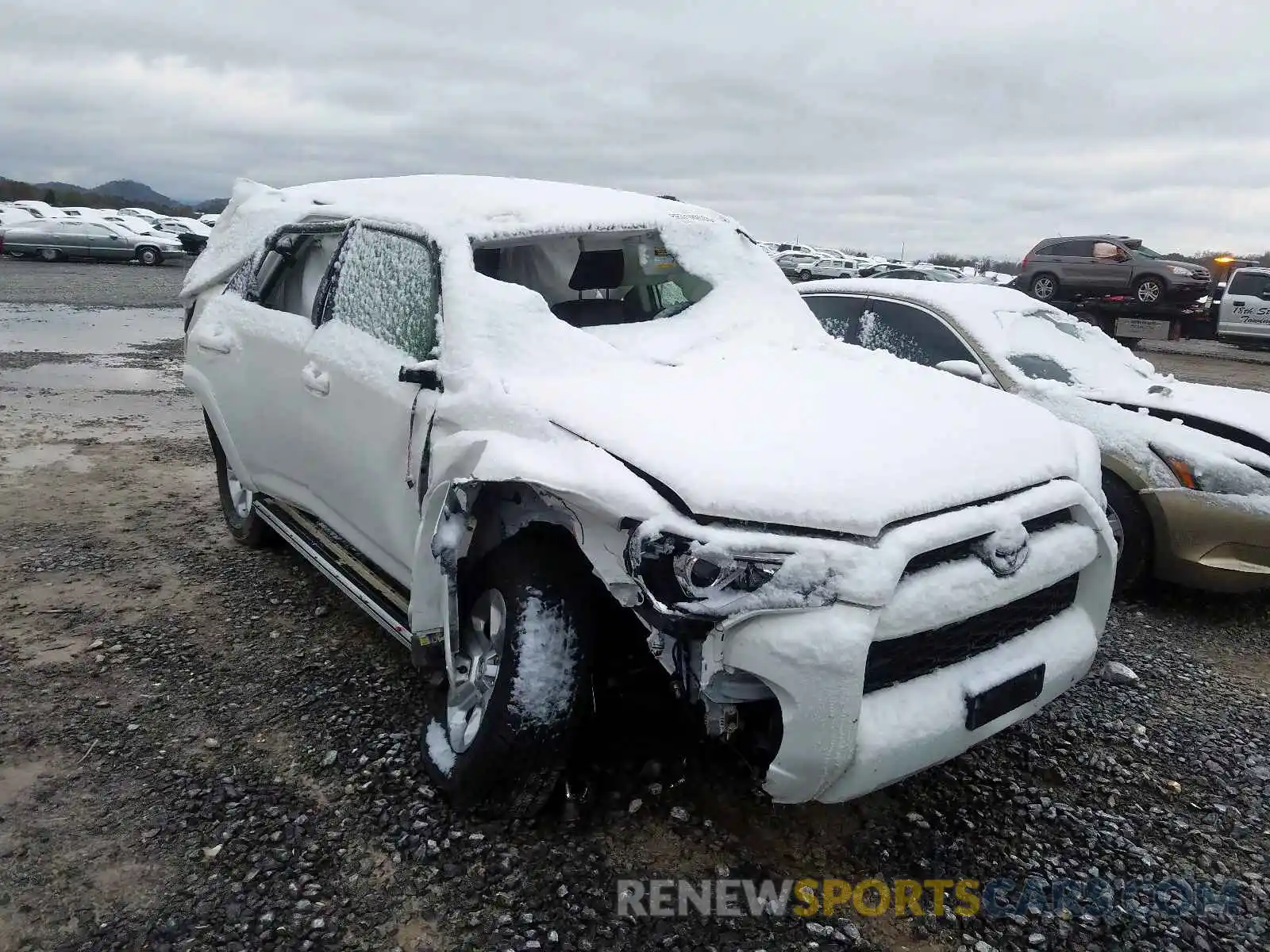 1 Photograph of a damaged car JTEBU5JR1K5669614 TOYOTA 4RUNNER SR 2019