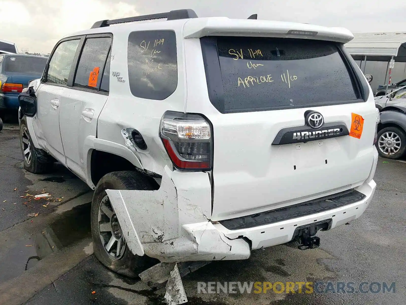 3 Photograph of a damaged car JTEBU5JR1K5682444 TOYOTA 4RUNNER SR 2019