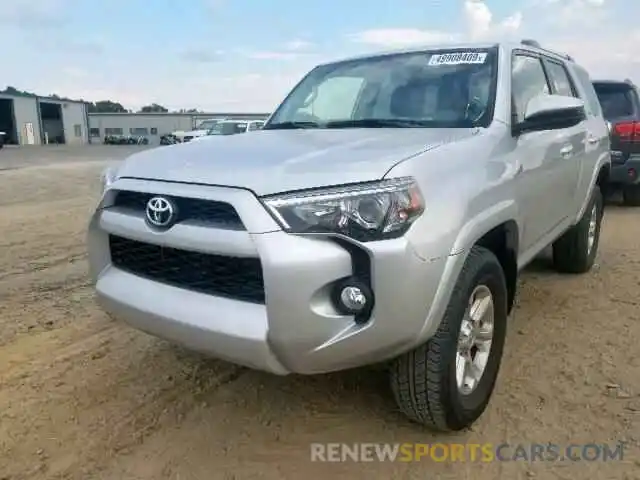 2 Photograph of a damaged car JTEBU5JR2K5653857 TOYOTA 4RUNNER SR 2019