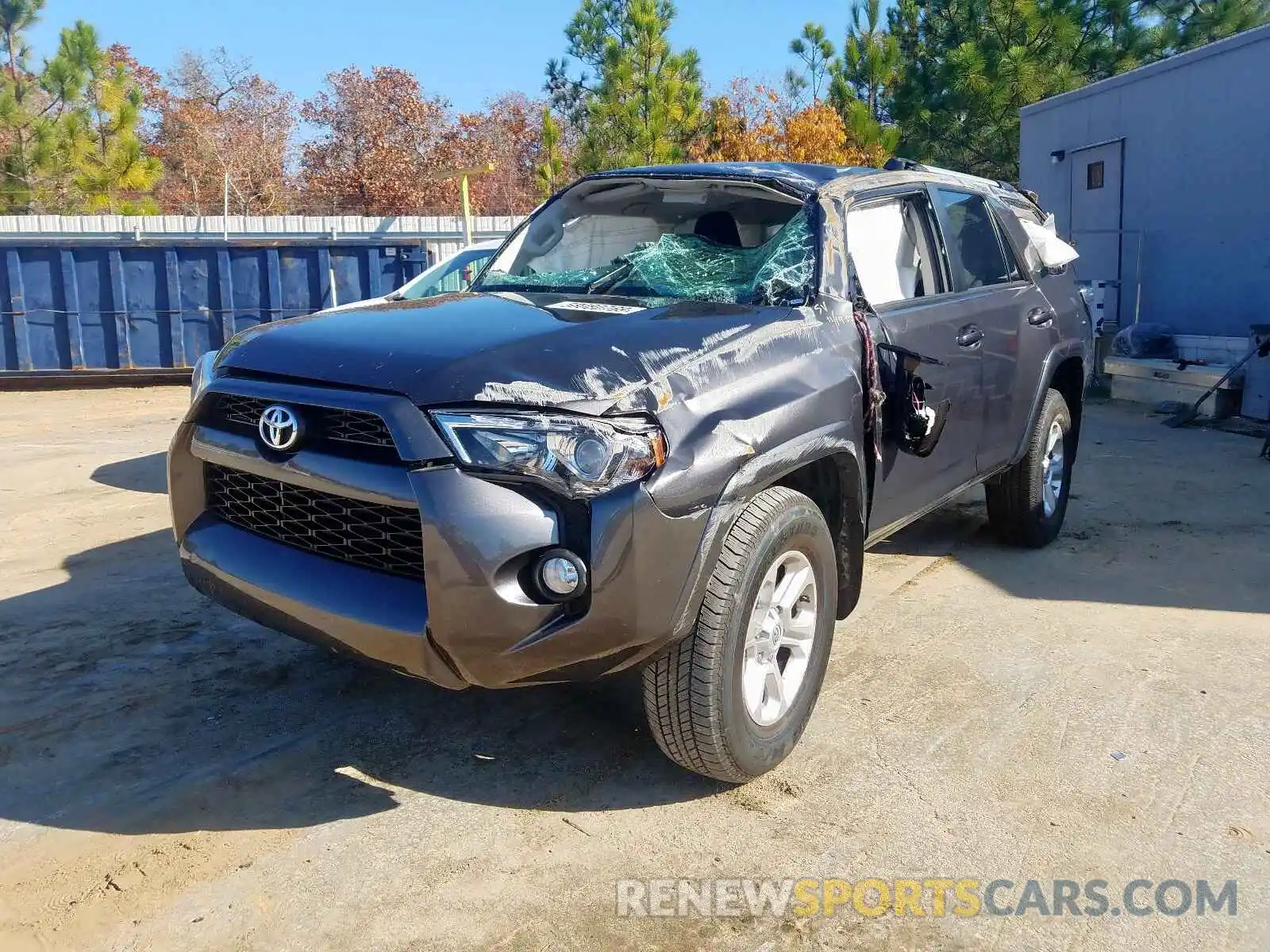 2 Photograph of a damaged car JTEBU5JR2K5674921 TOYOTA 4RUNNER SR 2019