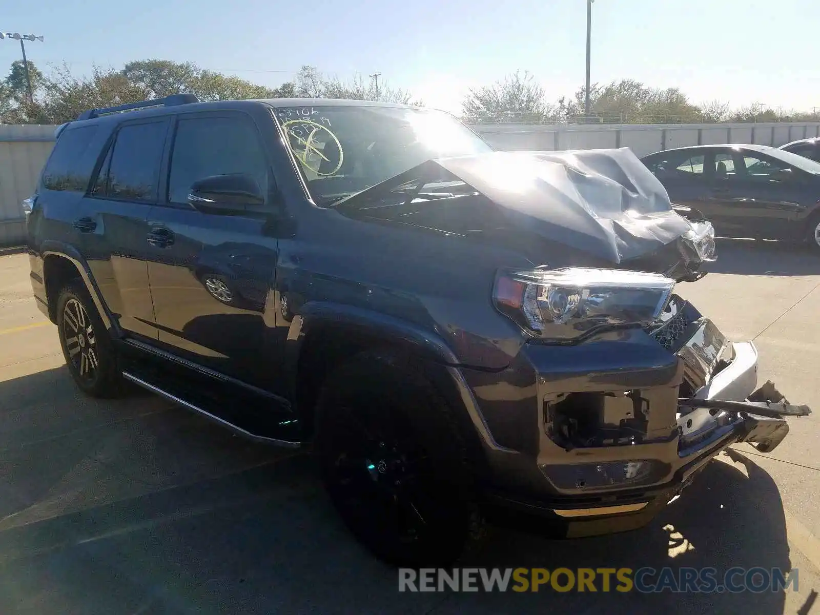 1 Photograph of a damaged car JTEBU5JR2K5705861 TOYOTA 4RUNNER SR 2019