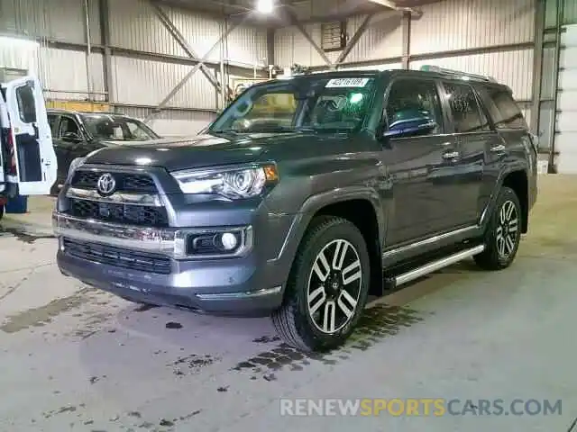 2 Photograph of a damaged car JTEBU5JR3K5615327 TOYOTA 4RUNNER SR 2019