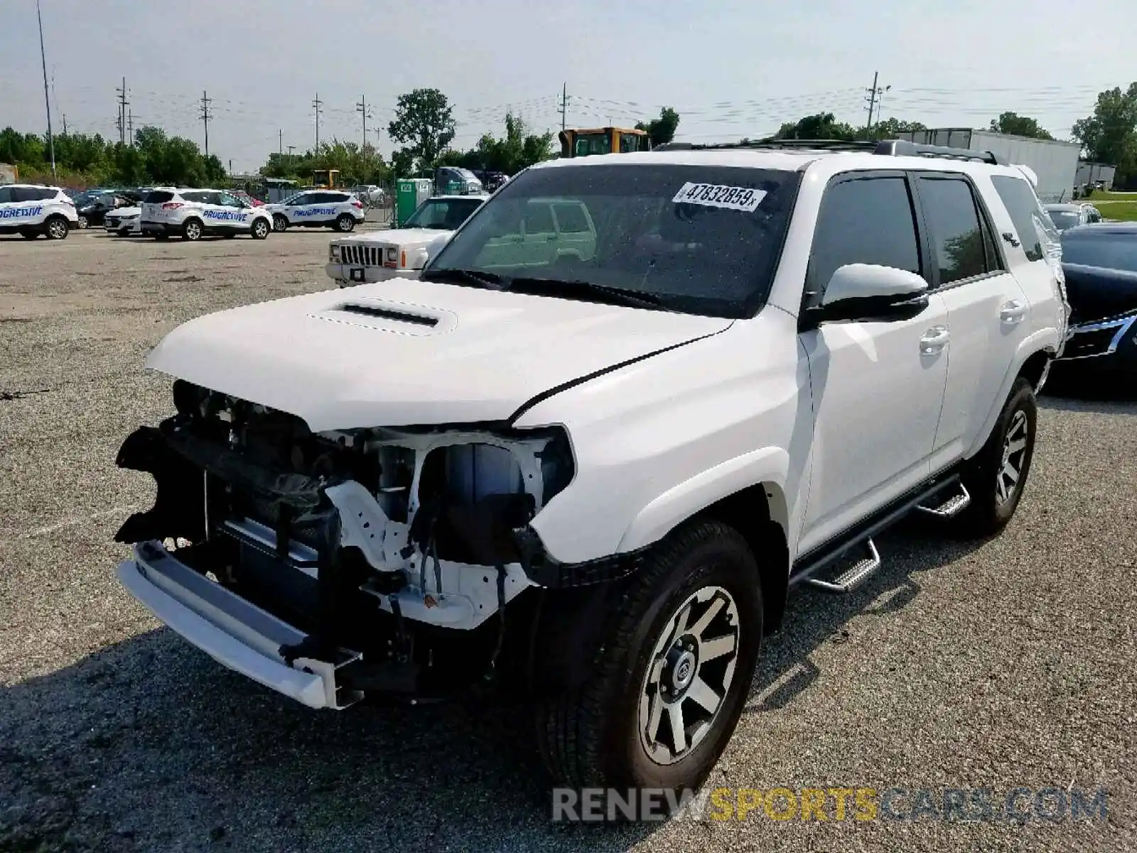 2 Photograph of a damaged car JTEBU5JR3K5618342 TOYOTA 4RUNNER SR 2019