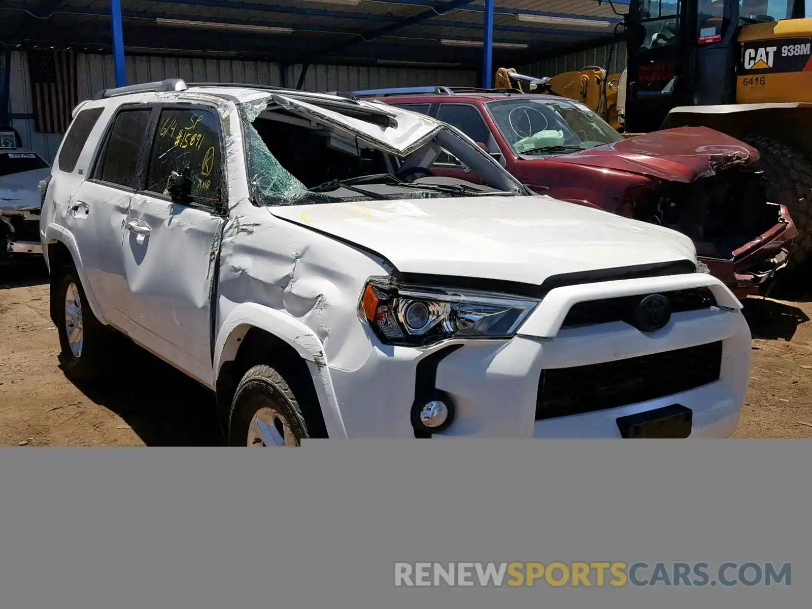 1 Photograph of a damaged car JTEBU5JR3K5620656 TOYOTA 4RUNNER SR 2019