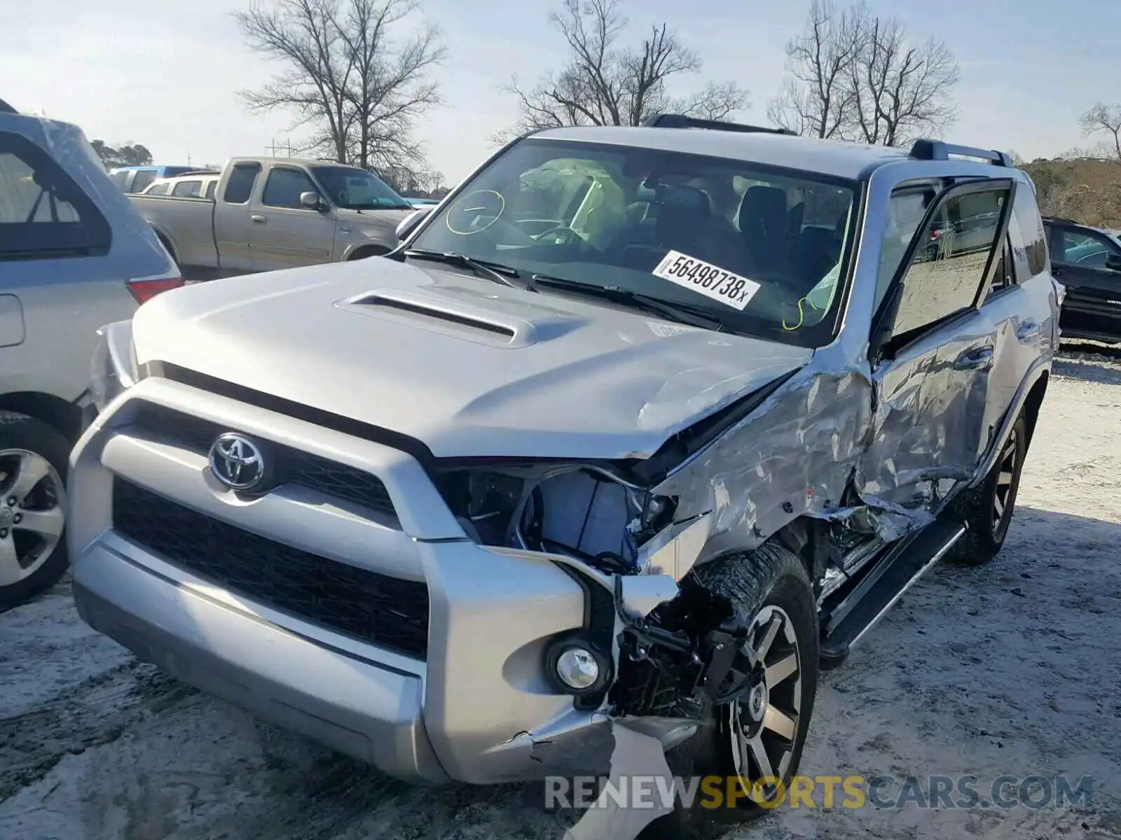 2 Photograph of a damaged car JTEBU5JR3K5622827 TOYOTA 4RUNNER SR 2019