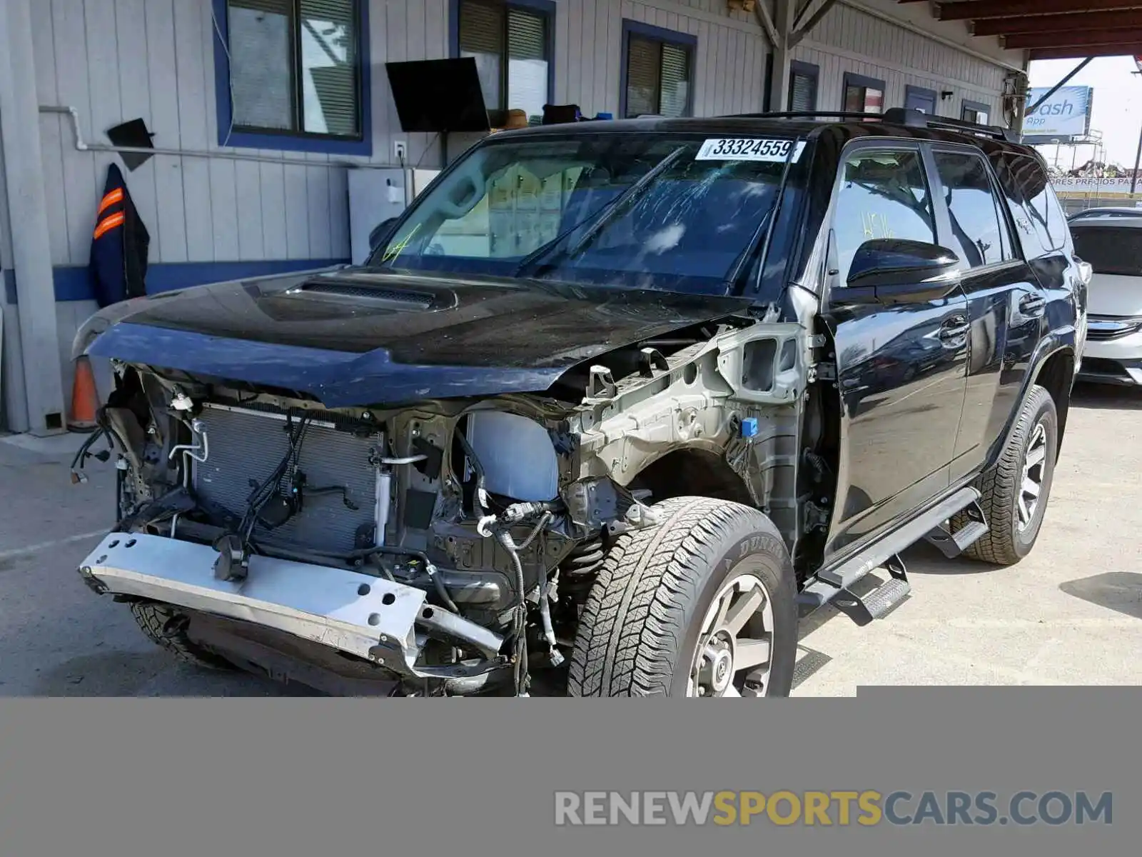 2 Photograph of a damaged car JTEBU5JR3K5629857 TOYOTA 4RUNNER SR 2019