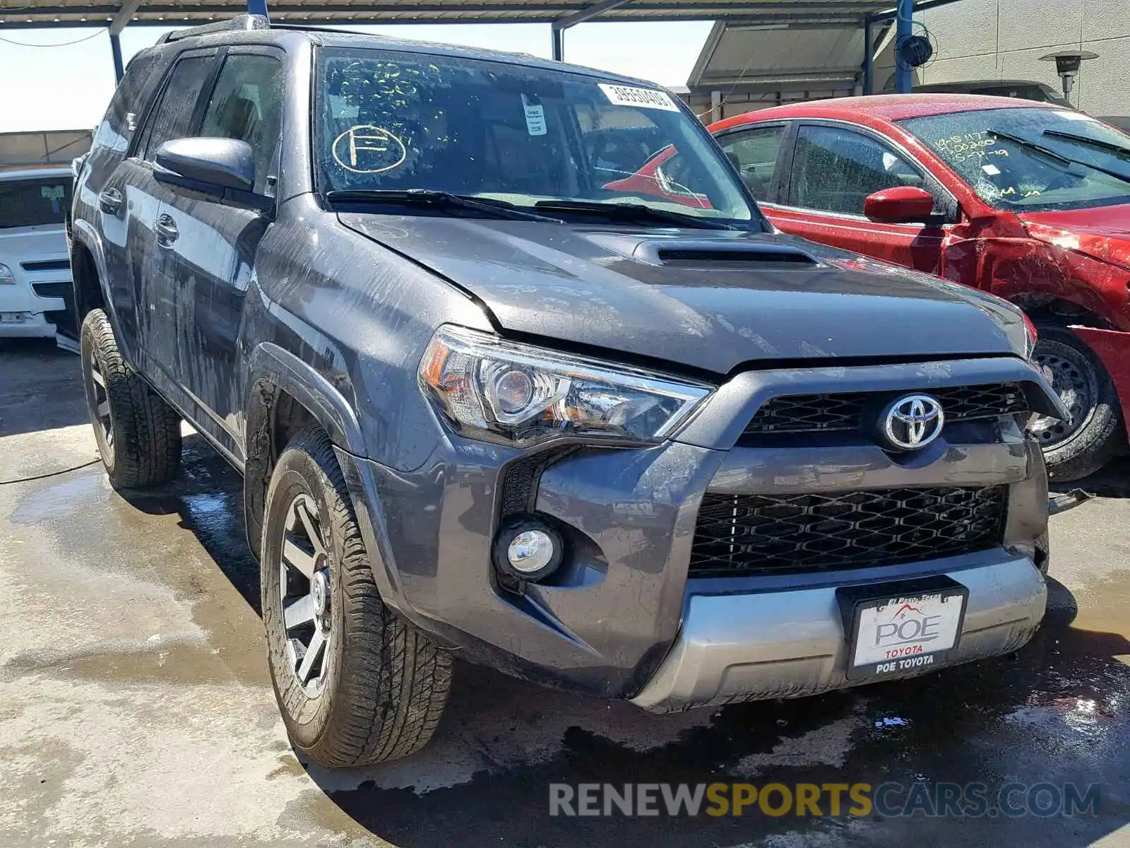 1 Photograph of a damaged car JTEBU5JR3K5671784 TOYOTA 4RUNNER SR 2019