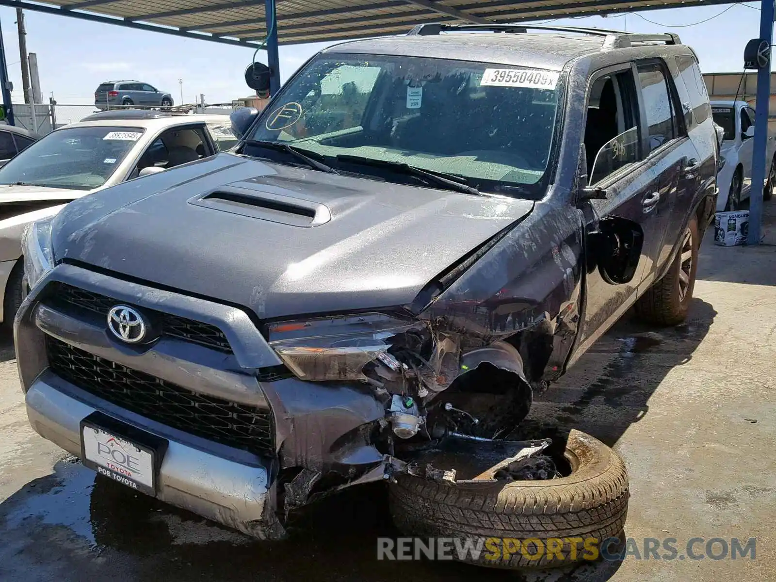 2 Photograph of a damaged car JTEBU5JR3K5671784 TOYOTA 4RUNNER SR 2019