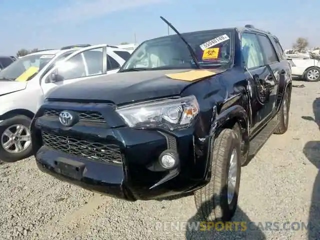 2 Фотография поврежденного автомобиля JTEBU5JR3K5711636 TOYOTA 4RUNNER SR 2019