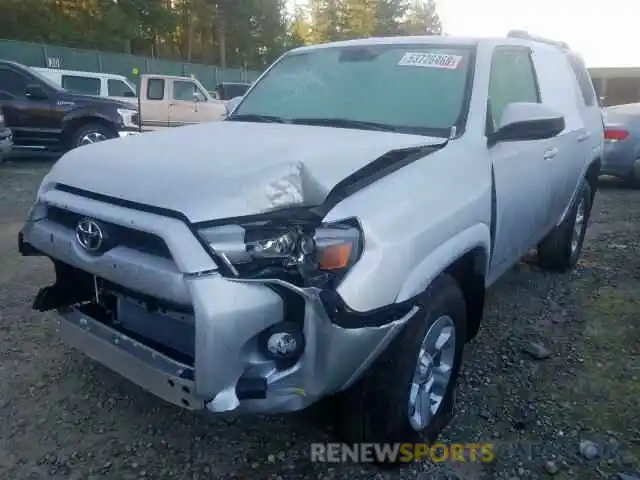 2 Photograph of a damaged car JTEBU5JR3K5715329 TOYOTA 4RUNNER SR 2019