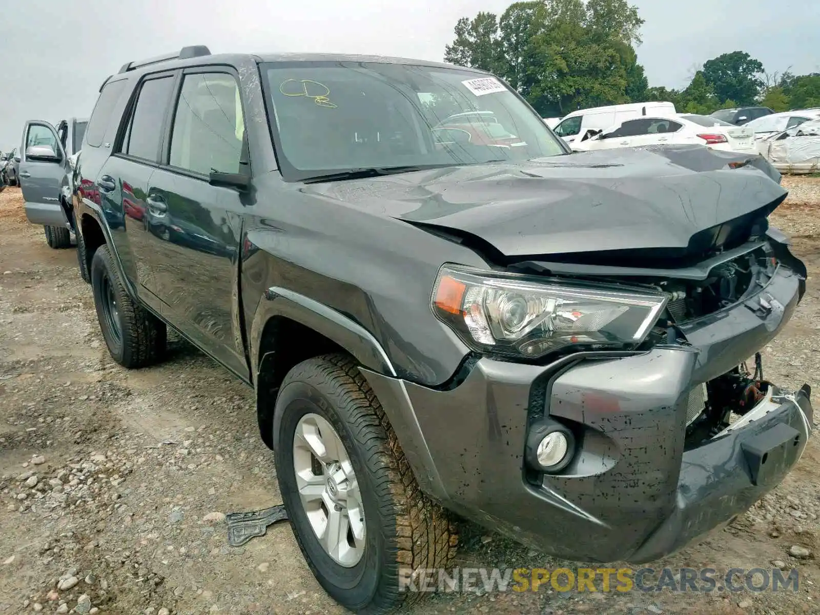 1 Photograph of a damaged car JTEBU5JR4K5613506 TOYOTA 4RUNNER SR 2019