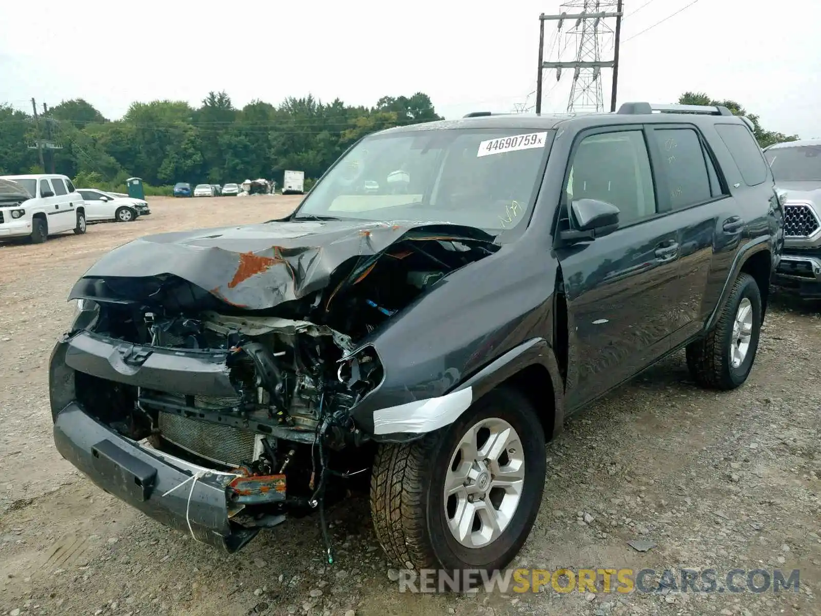 2 Photograph of a damaged car JTEBU5JR4K5613506 TOYOTA 4RUNNER SR 2019