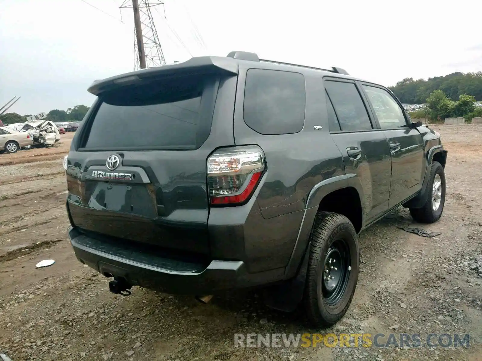 4 Фотография поврежденного автомобиля JTEBU5JR4K5613506 TOYOTA 4RUNNER SR 2019