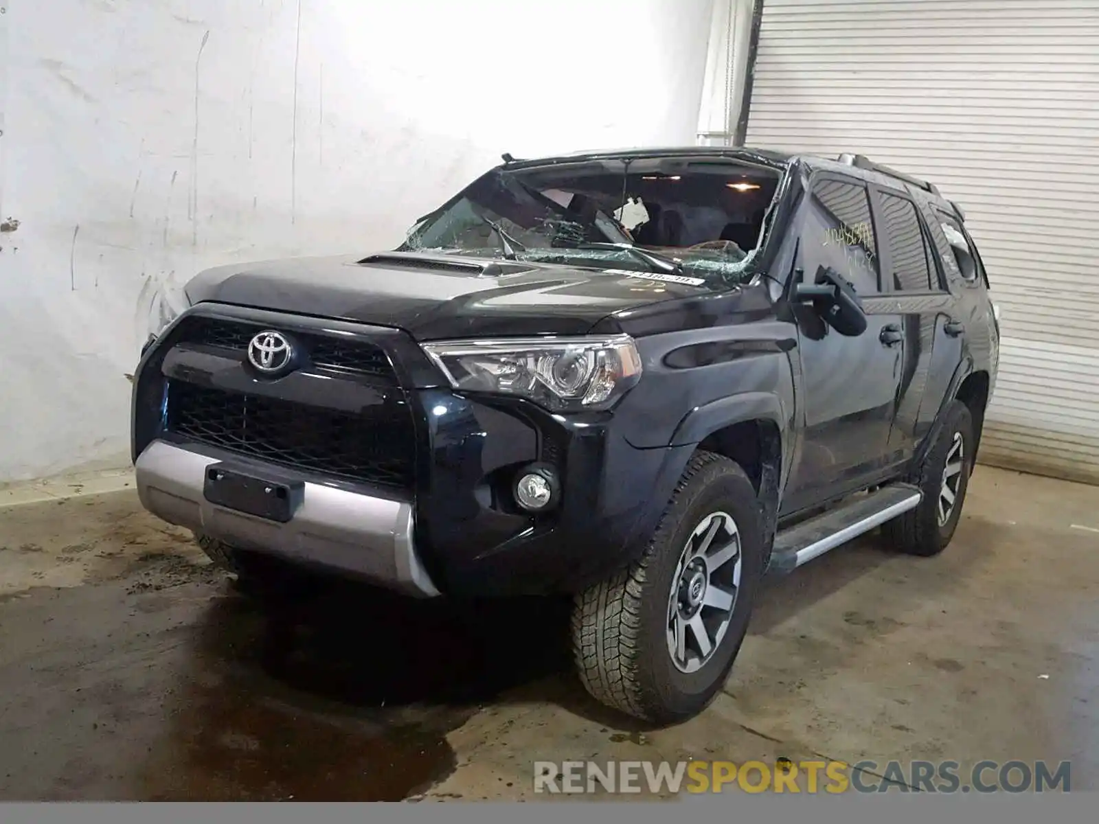 2 Photograph of a damaged car JTEBU5JR4K5619483 TOYOTA 4RUNNER SR 2019