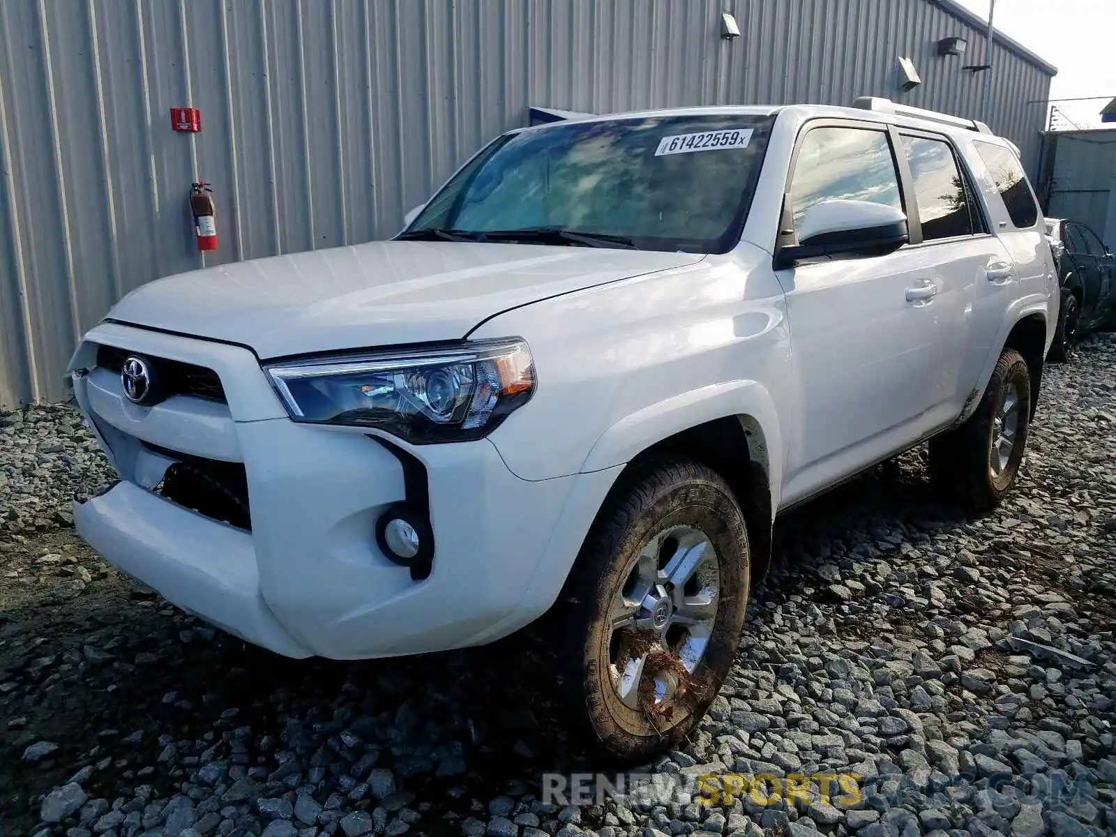 2 Photograph of a damaged car JTEBU5JR4K5653133 TOYOTA 4RUNNER SR 2019