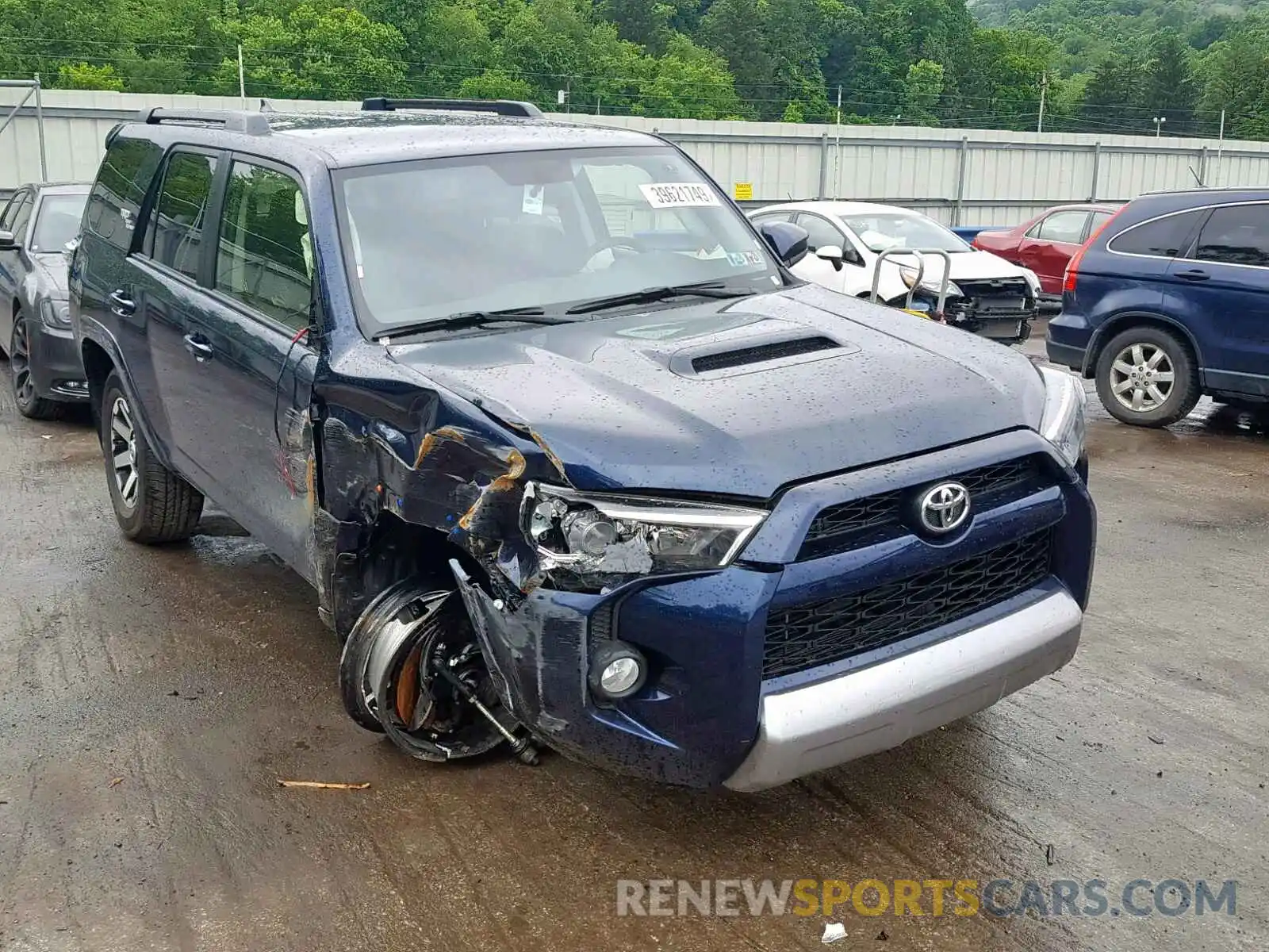 1 Photograph of a damaged car JTEBU5JR4K5675214 TOYOTA 4RUNNER SR 2019