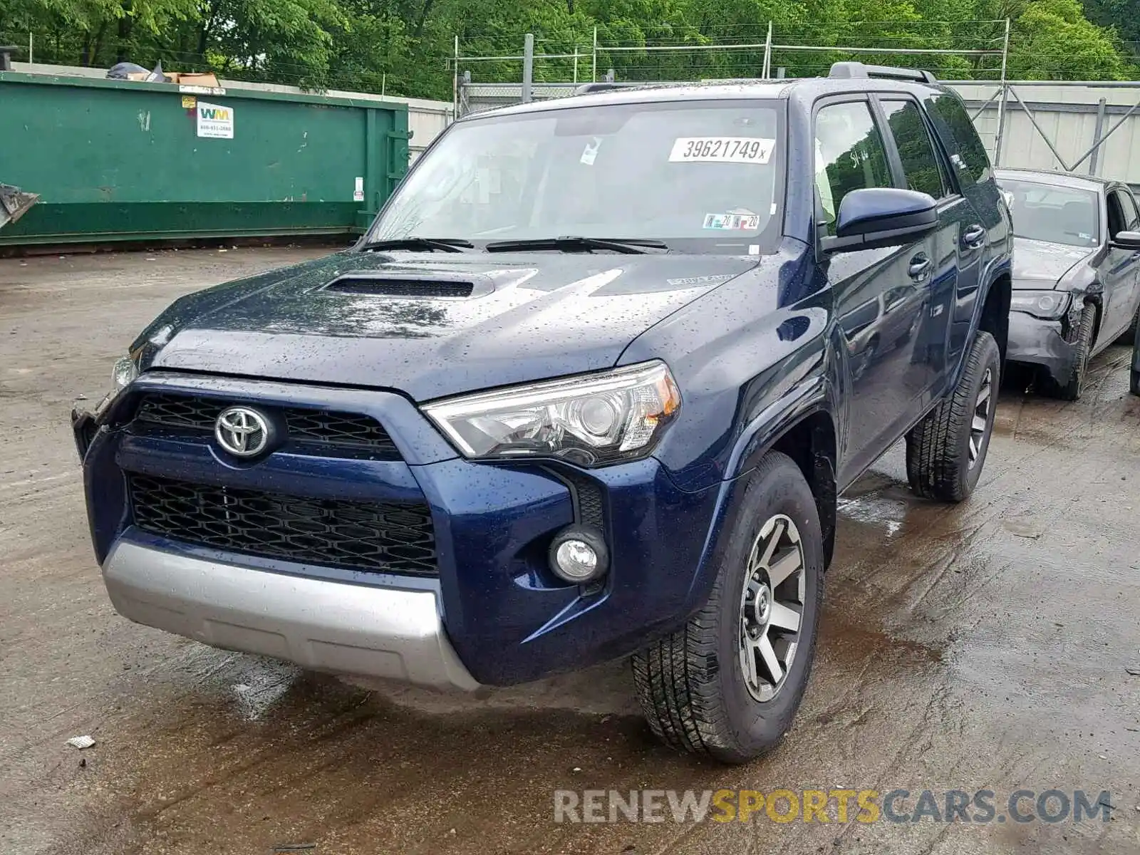 2 Photograph of a damaged car JTEBU5JR4K5675214 TOYOTA 4RUNNER SR 2019