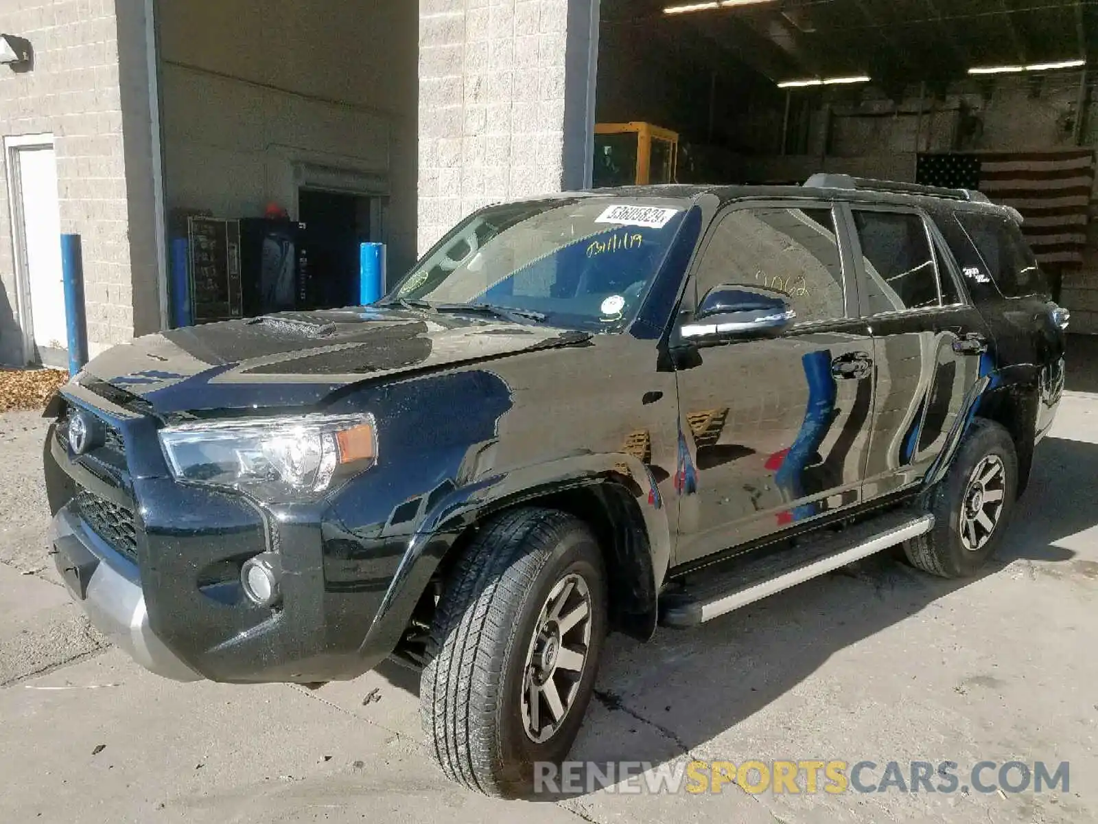 2 Photograph of a damaged car JTEBU5JR4K5715226 TOYOTA 4RUNNER SR 2019