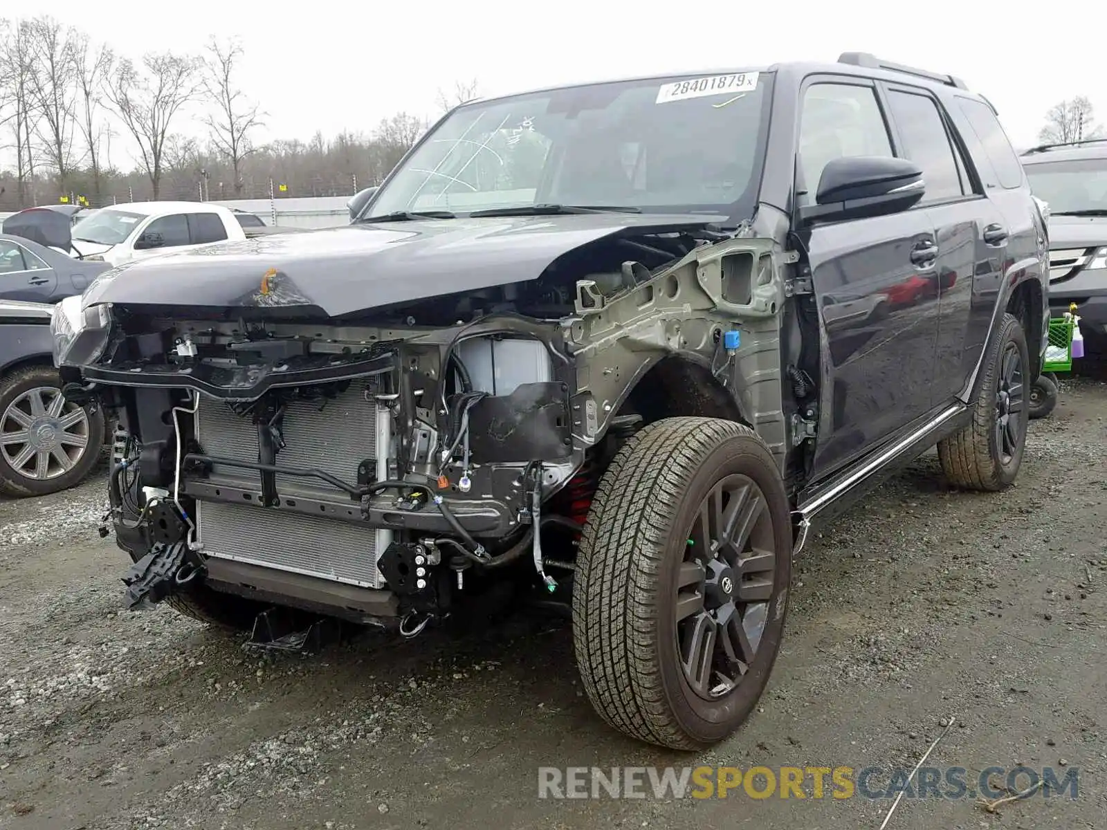 2 Photograph of a damaged car JTEBU5JR5K5630749 TOYOTA 4RUNNER SR 2019