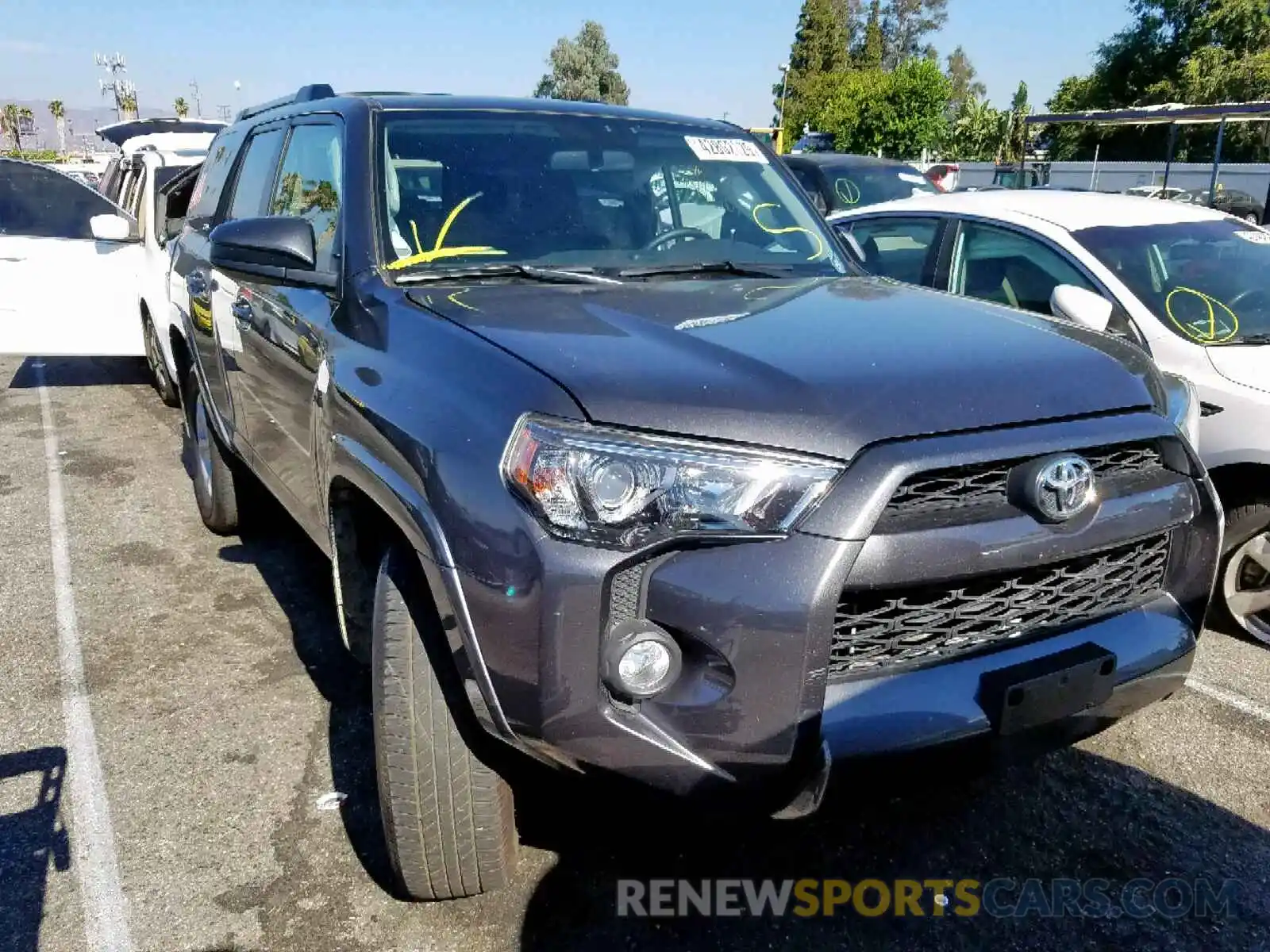 1 Photograph of a damaged car JTEBU5JR5K5650872 TOYOTA 4RUNNER SR 2019