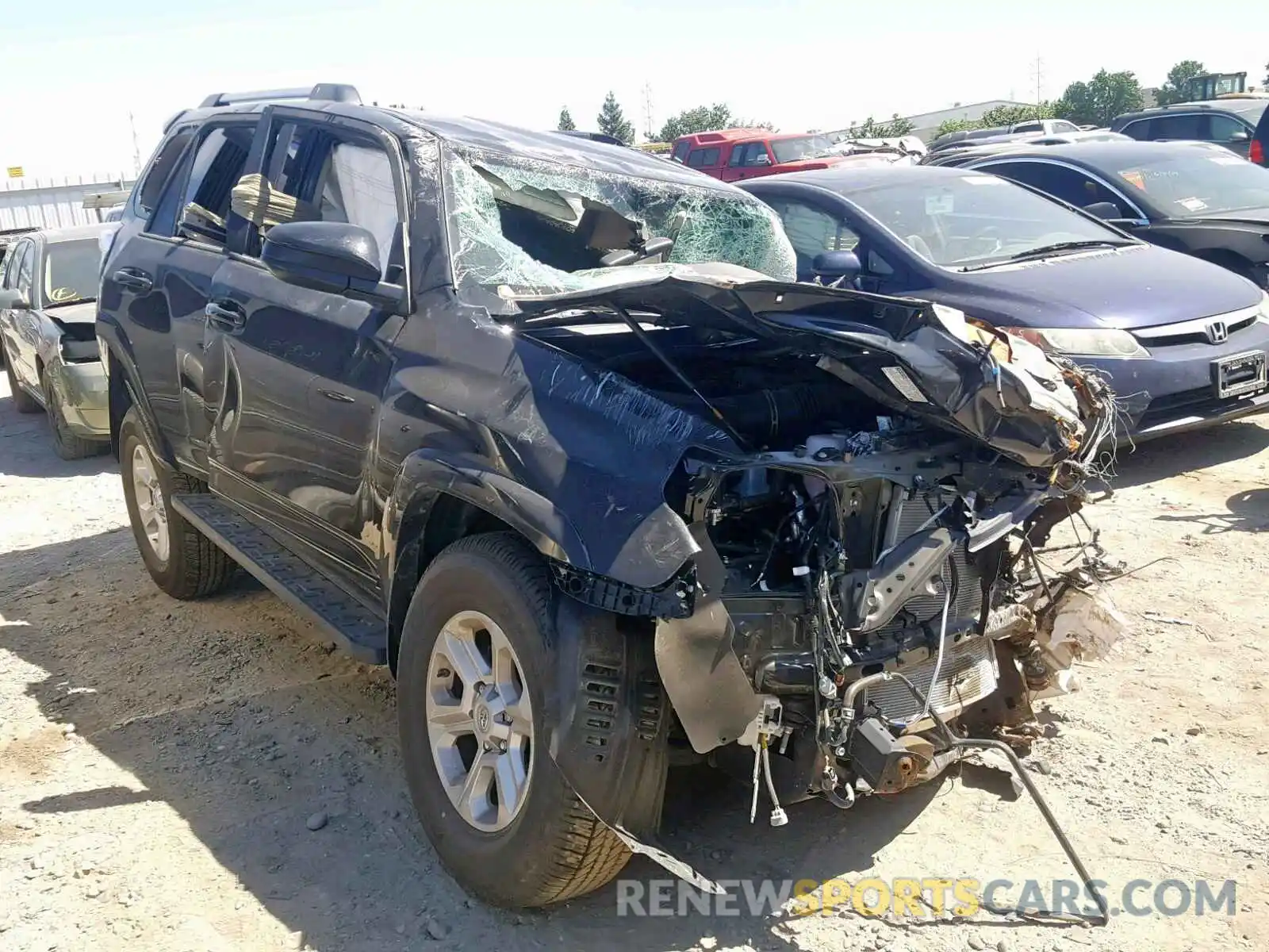 1 Photograph of a damaged car JTEBU5JR5K5661466 TOYOTA 4RUNNER SR 2019