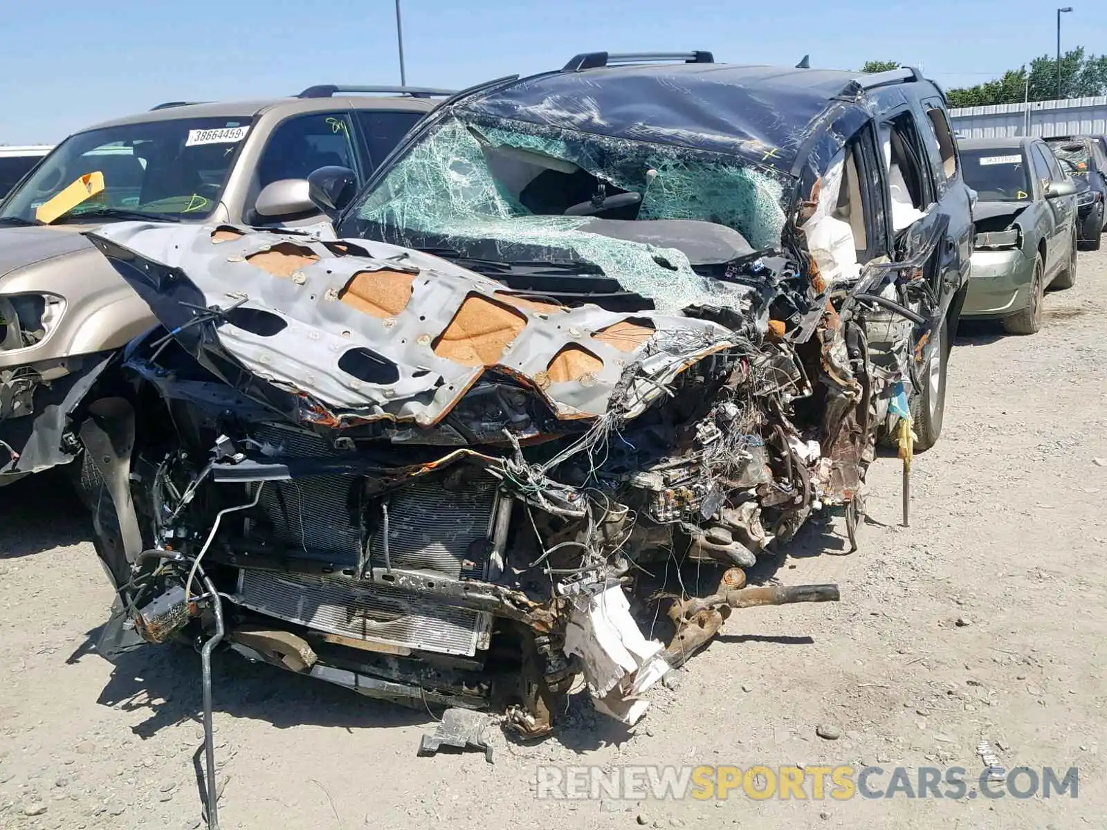 2 Photograph of a damaged car JTEBU5JR5K5661466 TOYOTA 4RUNNER SR 2019