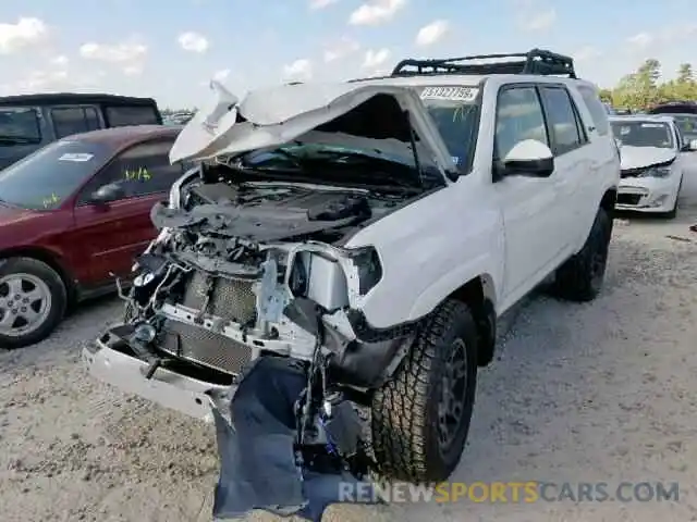 2 Photograph of a damaged car JTEBU5JR5K5668627 TOYOTA 4RUNNER SR 2019