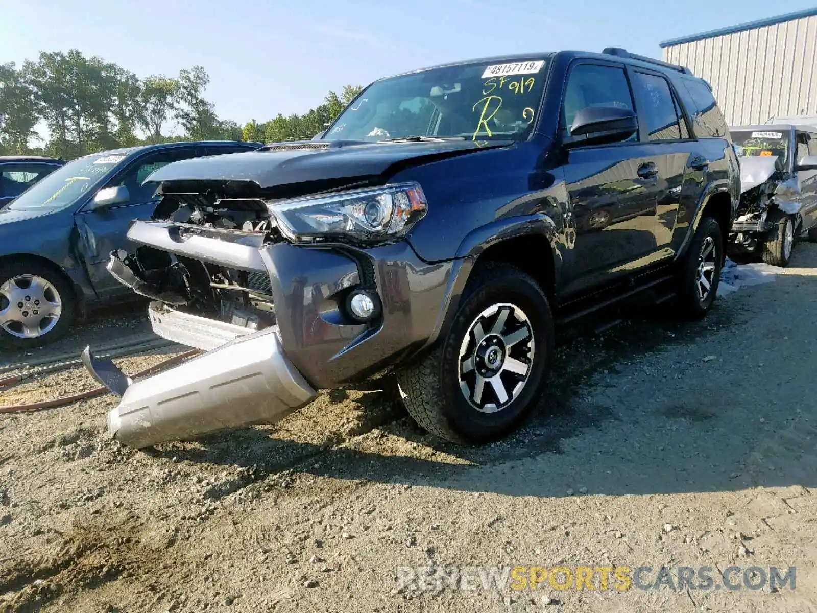 2 Photograph of a damaged car JTEBU5JR5K5683385 TOYOTA 4RUNNER SR 2019