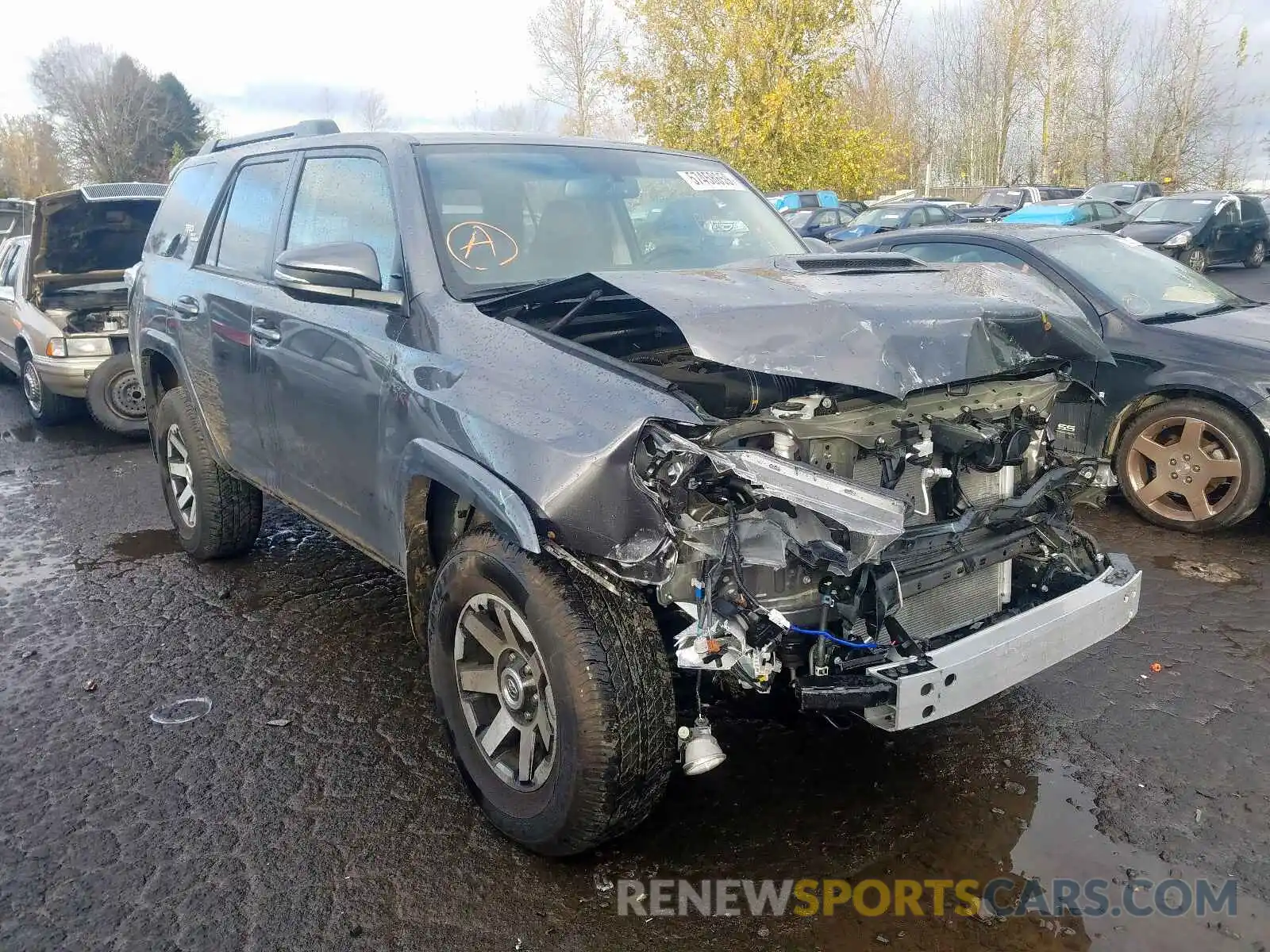 1 Photograph of a damaged car JTEBU5JR5K5715994 TOYOTA 4RUNNER SR 2019