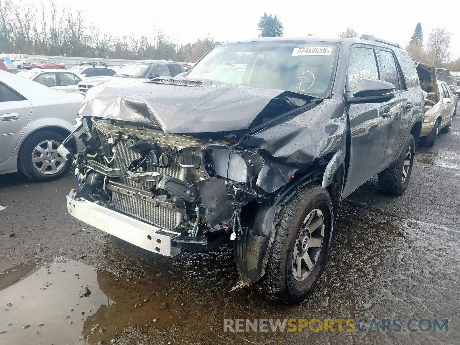 2 Photograph of a damaged car JTEBU5JR5K5715994 TOYOTA 4RUNNER SR 2019