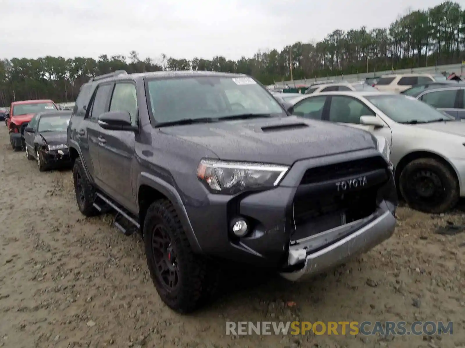 1 Photograph of a damaged car JTEBU5JR6K5630730 TOYOTA 4RUNNER SR 2019