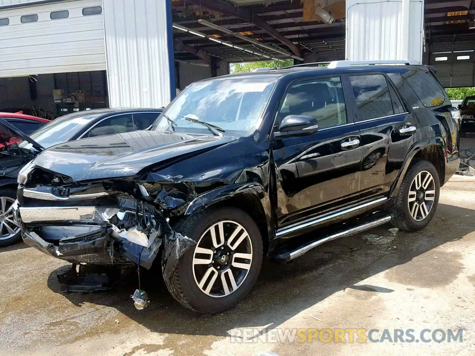 2 Photograph of a damaged car JTEBU5JR6K5662951 TOYOTA 4RUNNER SR 2019