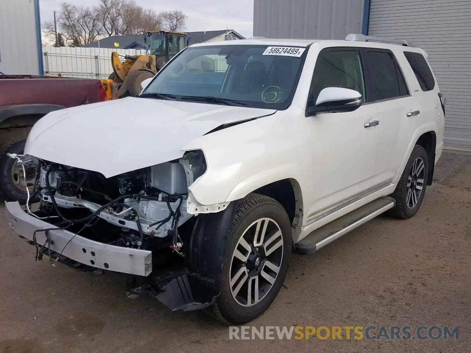 2 Photograph of a damaged car JTEBU5JR6K5683928 TOYOTA 4RUNNER SR 2019