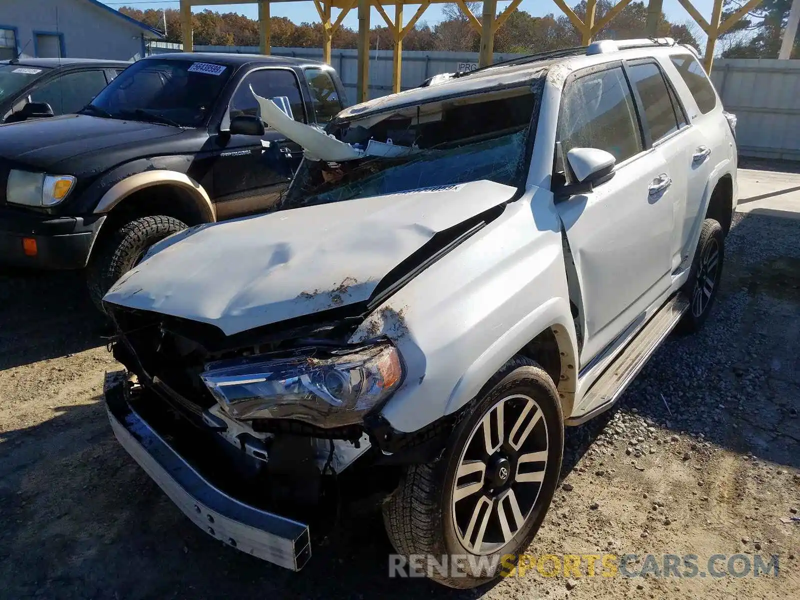 2 Photograph of a damaged car JTEBU5JR6K5732867 TOYOTA 4RUNNER SR 2019