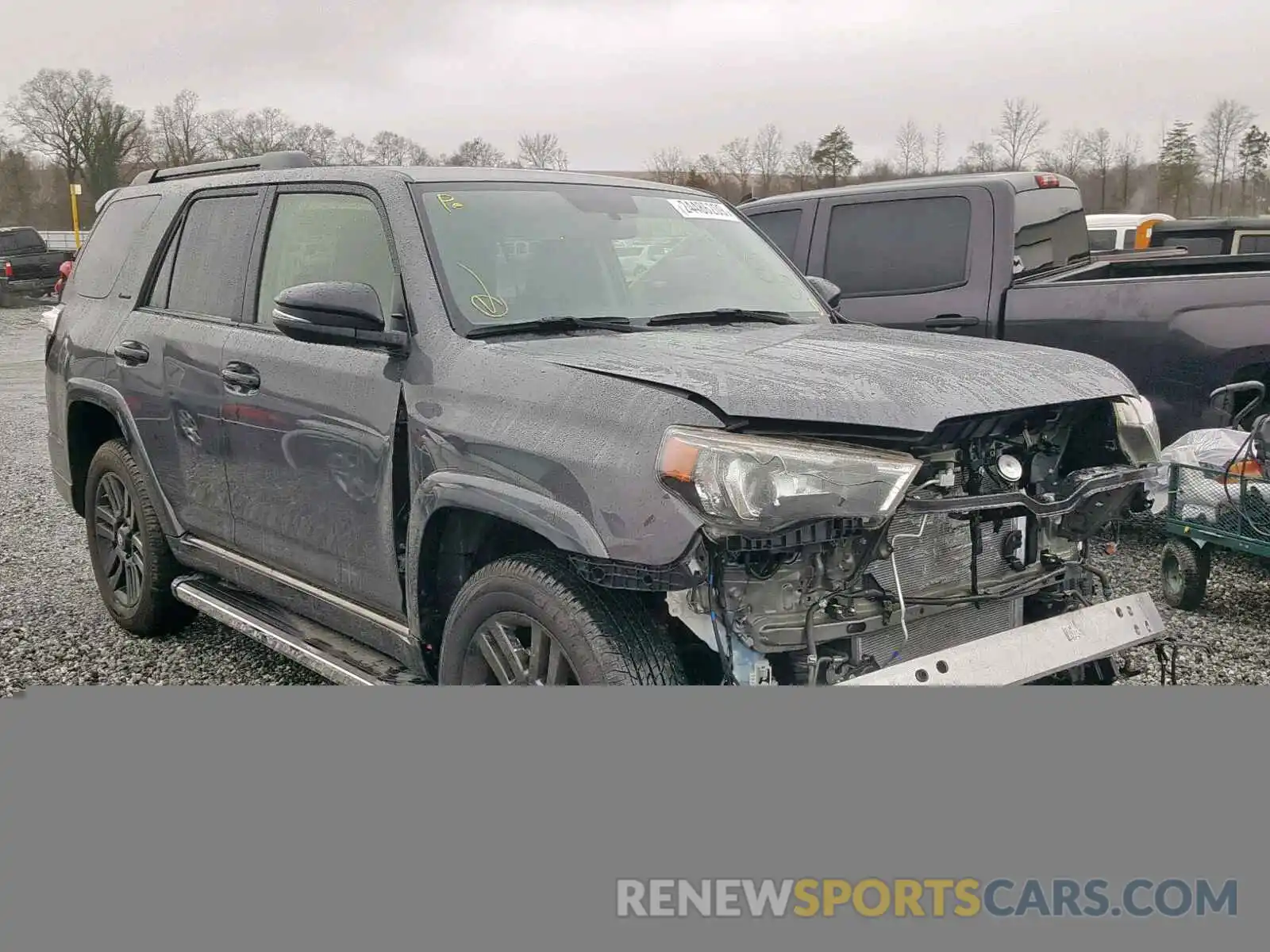 1 Photograph of a damaged car JTEBU5JR7K5610373 TOYOTA 4RUNNER SR 2019