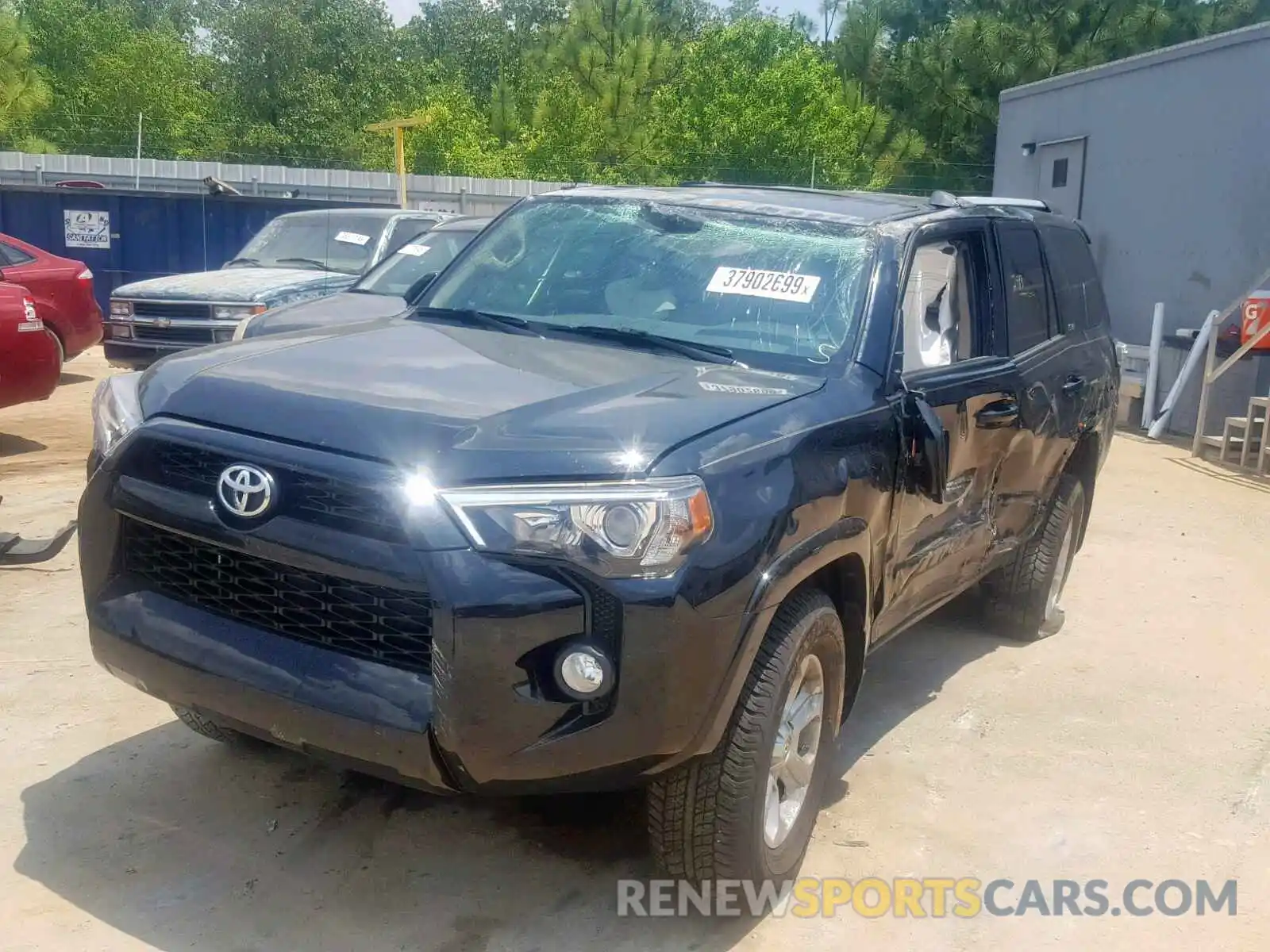 2 Photograph of a damaged car JTEBU5JR7K5638707 TOYOTA 4RUNNER SR 2019