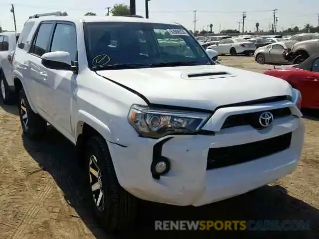 1 Photograph of a damaged car JTEBU5JR7K5667396 TOYOTA 4RUNNER SR 2019