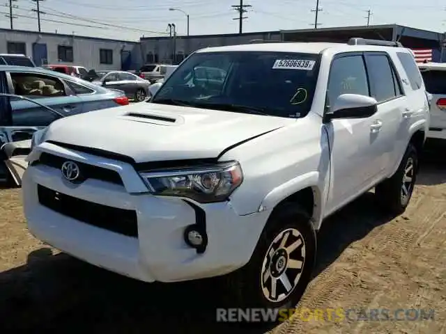 2 Photograph of a damaged car JTEBU5JR7K5667396 TOYOTA 4RUNNER SR 2019