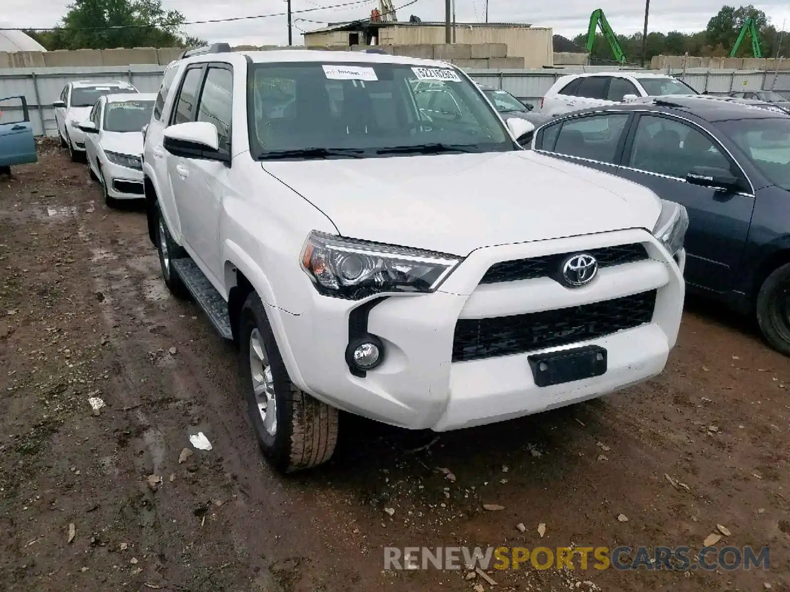 1 Photograph of a damaged car JTEBU5JR7K5684117 TOYOTA 4RUNNER SR 2019