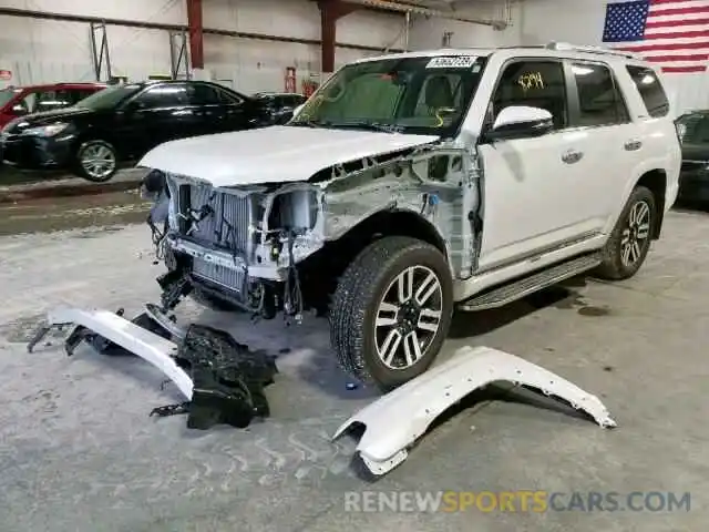 2 Photograph of a damaged car JTEBU5JR7K5695473 TOYOTA 4RUNNER SR 2019