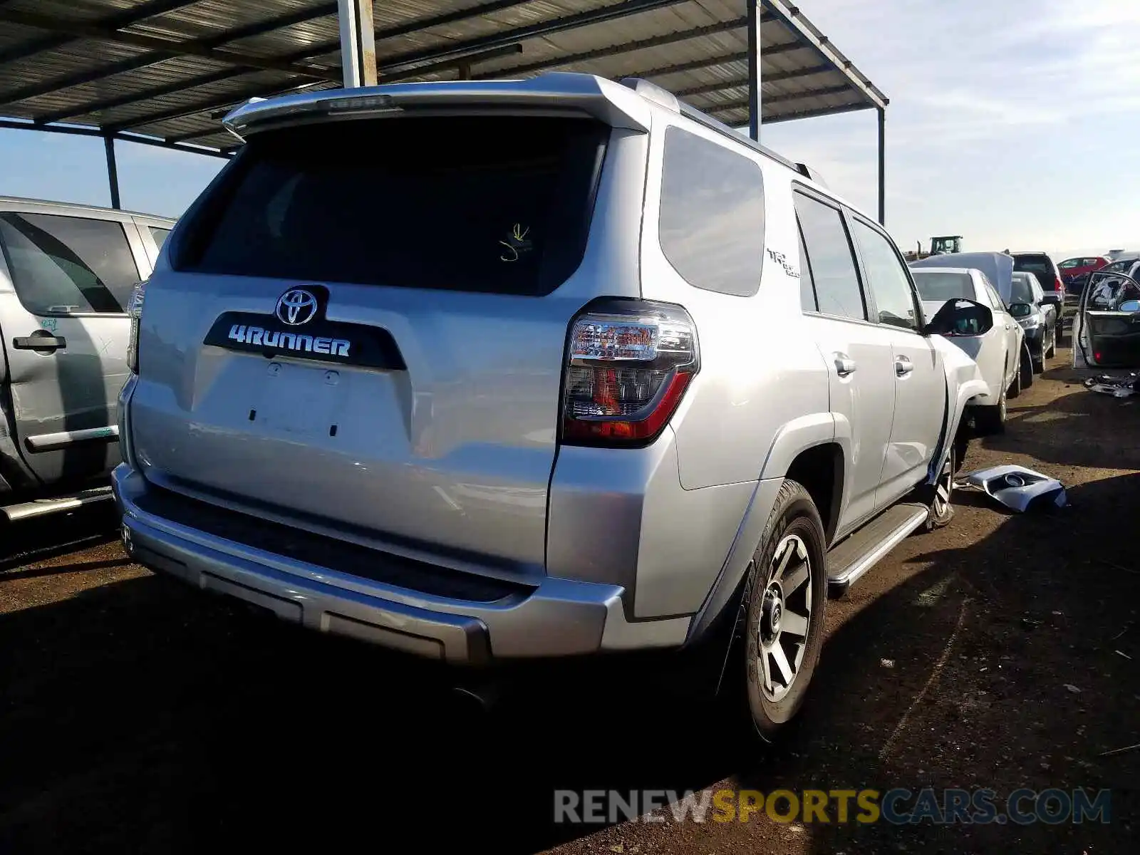 4 Photograph of a damaged car JTEBU5JR7K5701658 TOYOTA 4RUNNER SR 2019