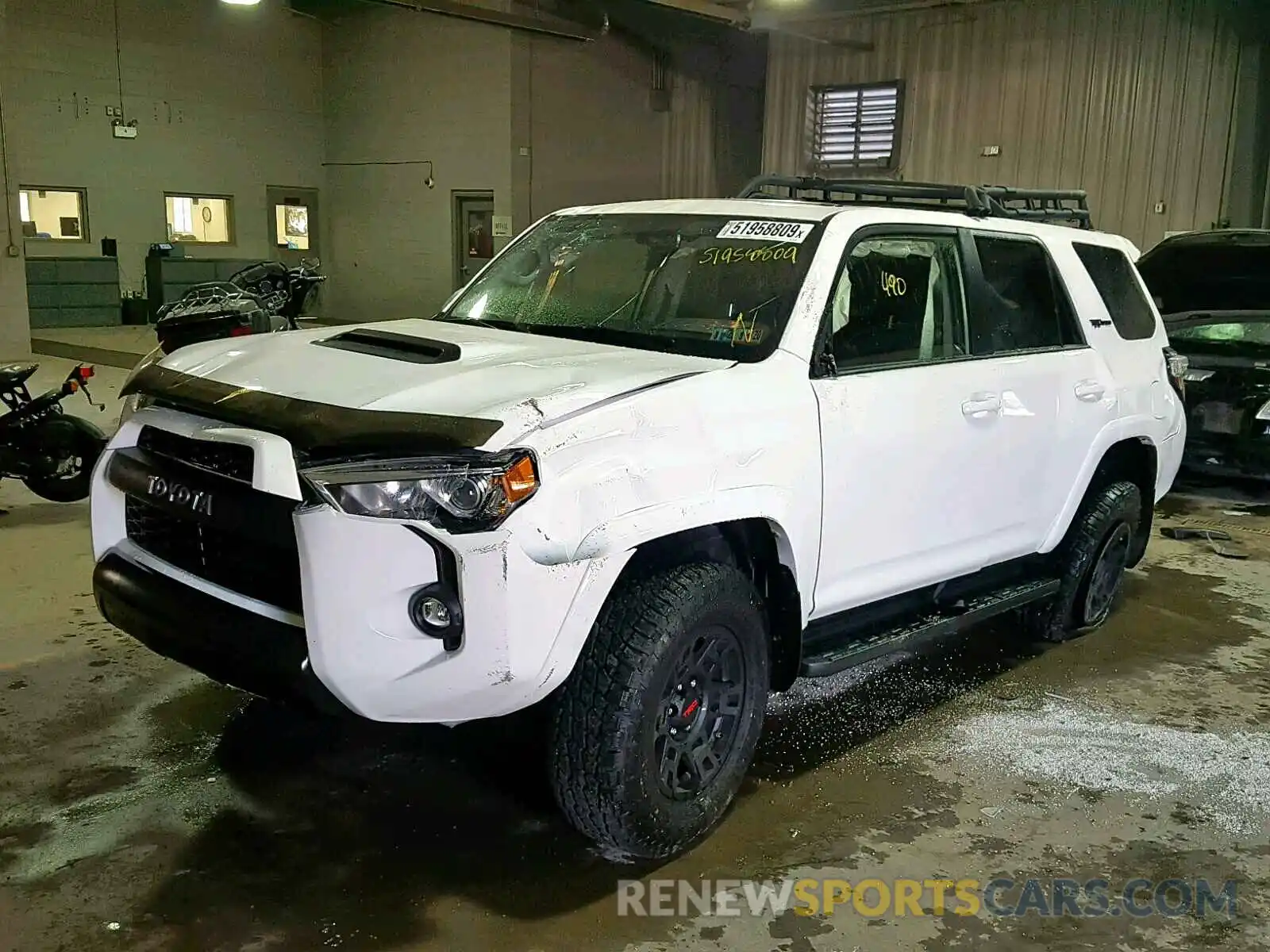 2 Photograph of a damaged car JTEBU5JR7K5720078 TOYOTA 4RUNNER SR 2019