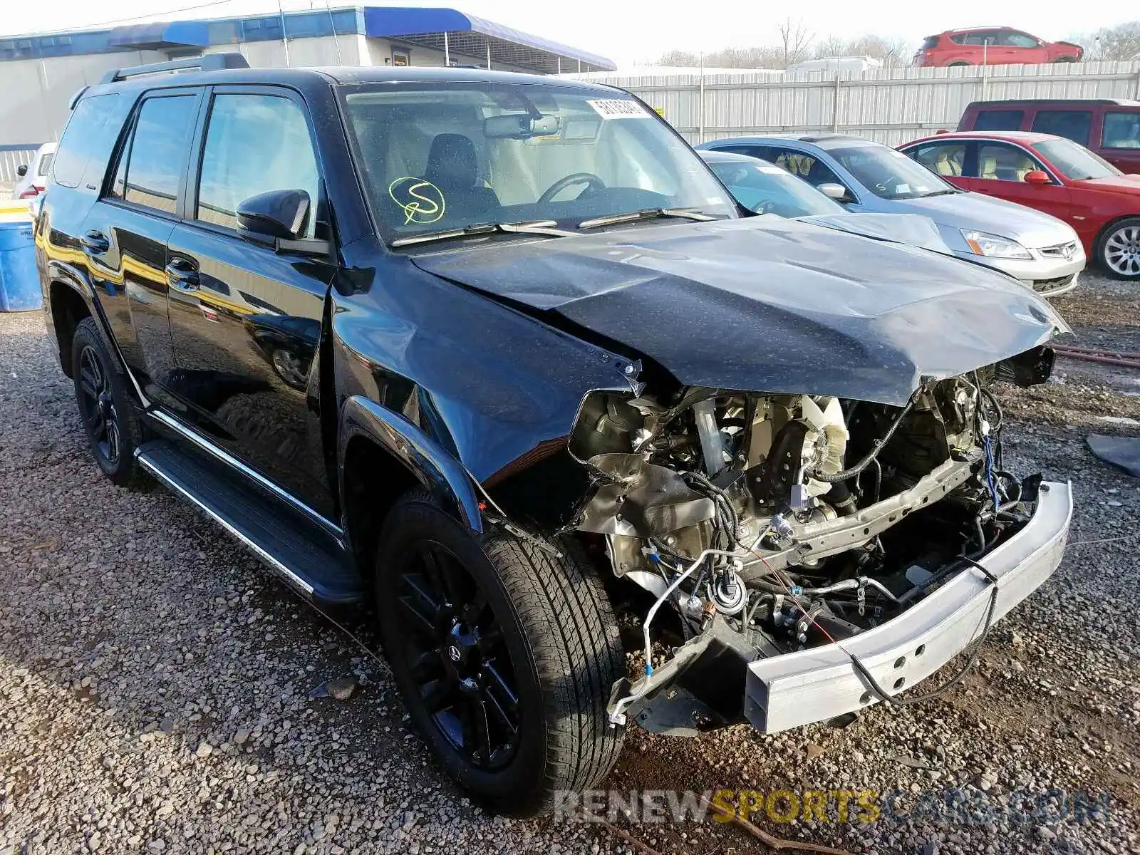 1 Photograph of a damaged car JTEBU5JR8K5612911 TOYOTA 4RUNNER SR 2019