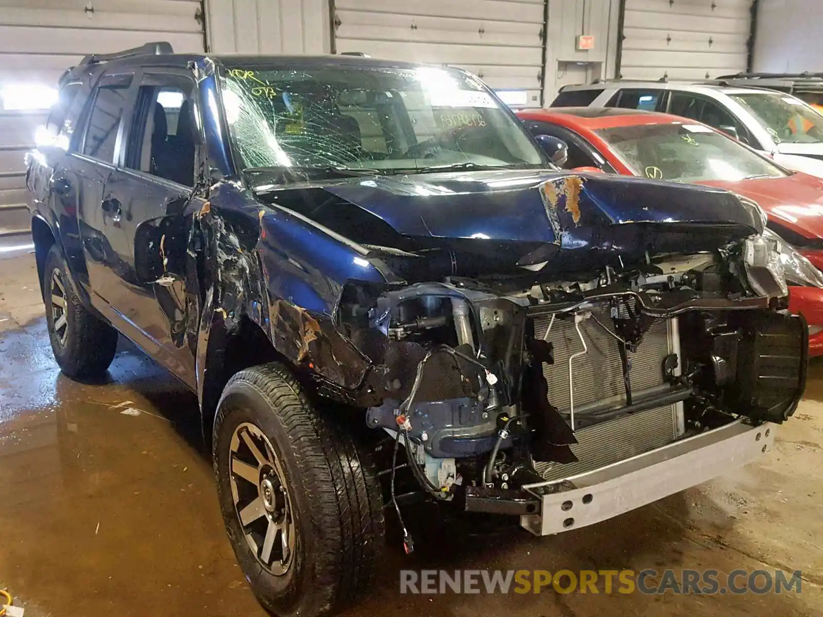 1 Photograph of a damaged car JTEBU5JR8K5620085 TOYOTA 4RUNNER SR 2019