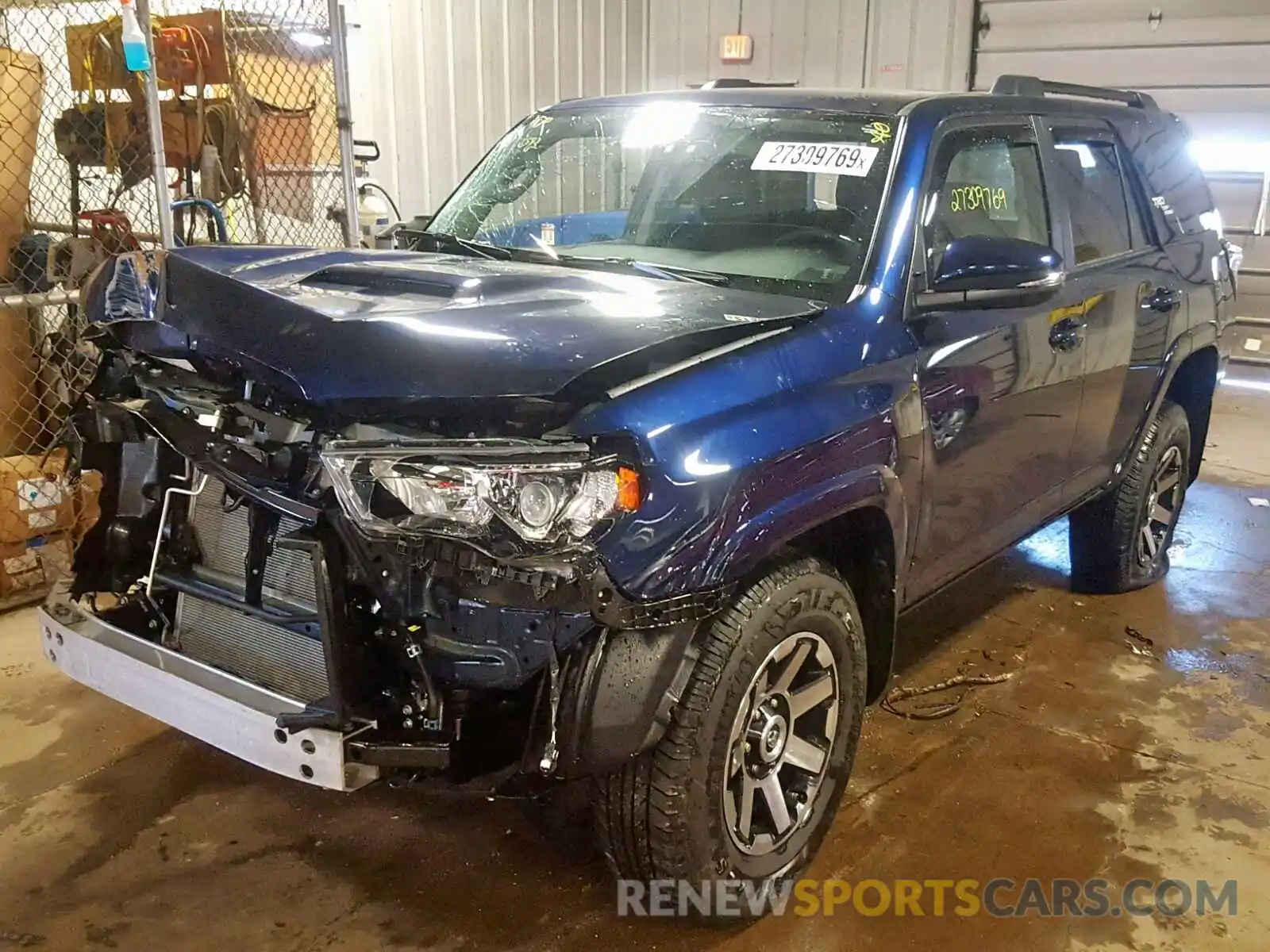 2 Photograph of a damaged car JTEBU5JR8K5620085 TOYOTA 4RUNNER SR 2019