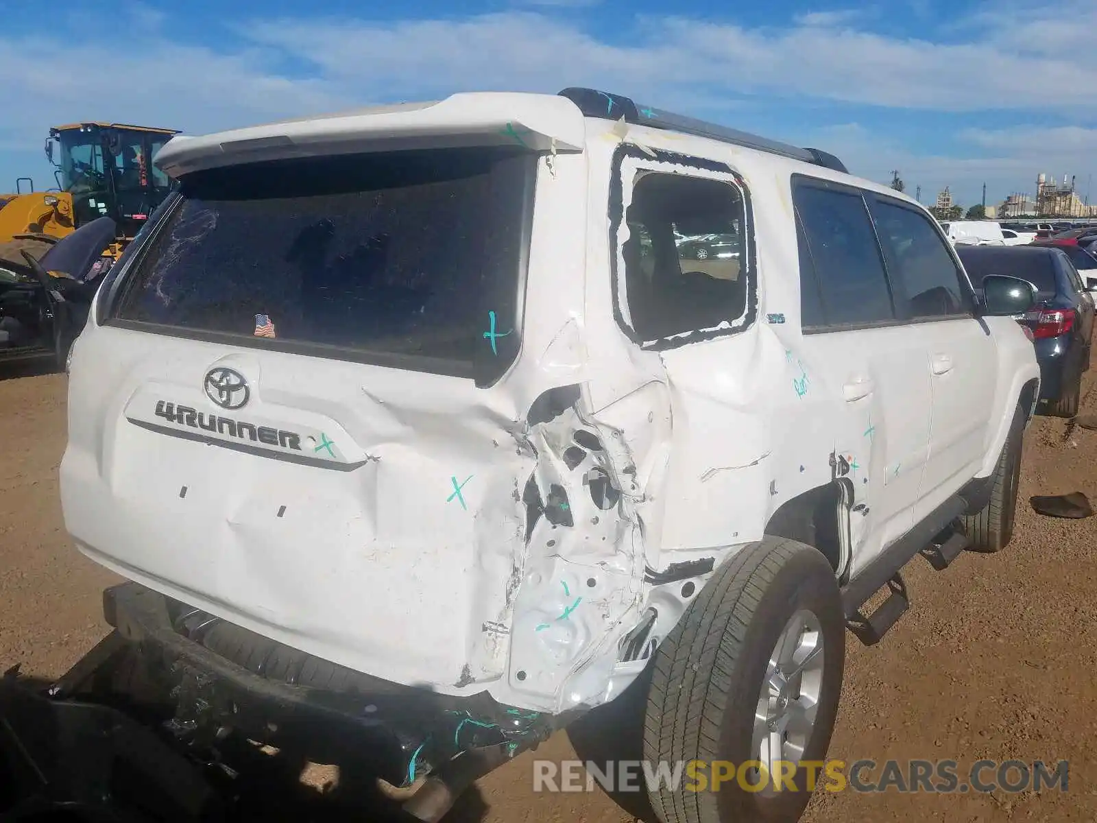 4 Photograph of a damaged car JTEBU5JR8K5689021 TOYOTA 4RUNNER SR 2019