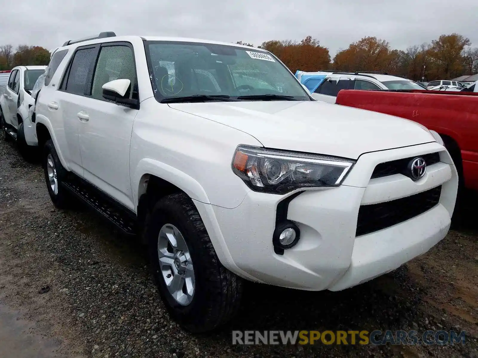 1 Photograph of a damaged car JTEBU5JR9K5645545 TOYOTA 4RUNNER SR 2019