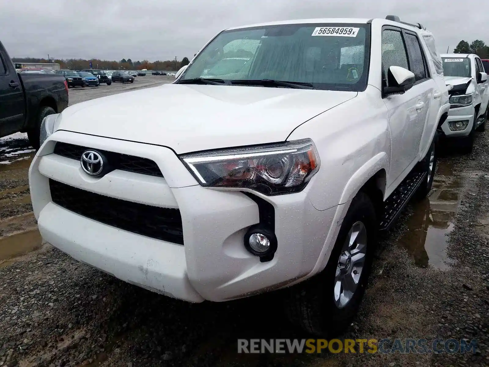 2 Photograph of a damaged car JTEBU5JR9K5645545 TOYOTA 4RUNNER SR 2019