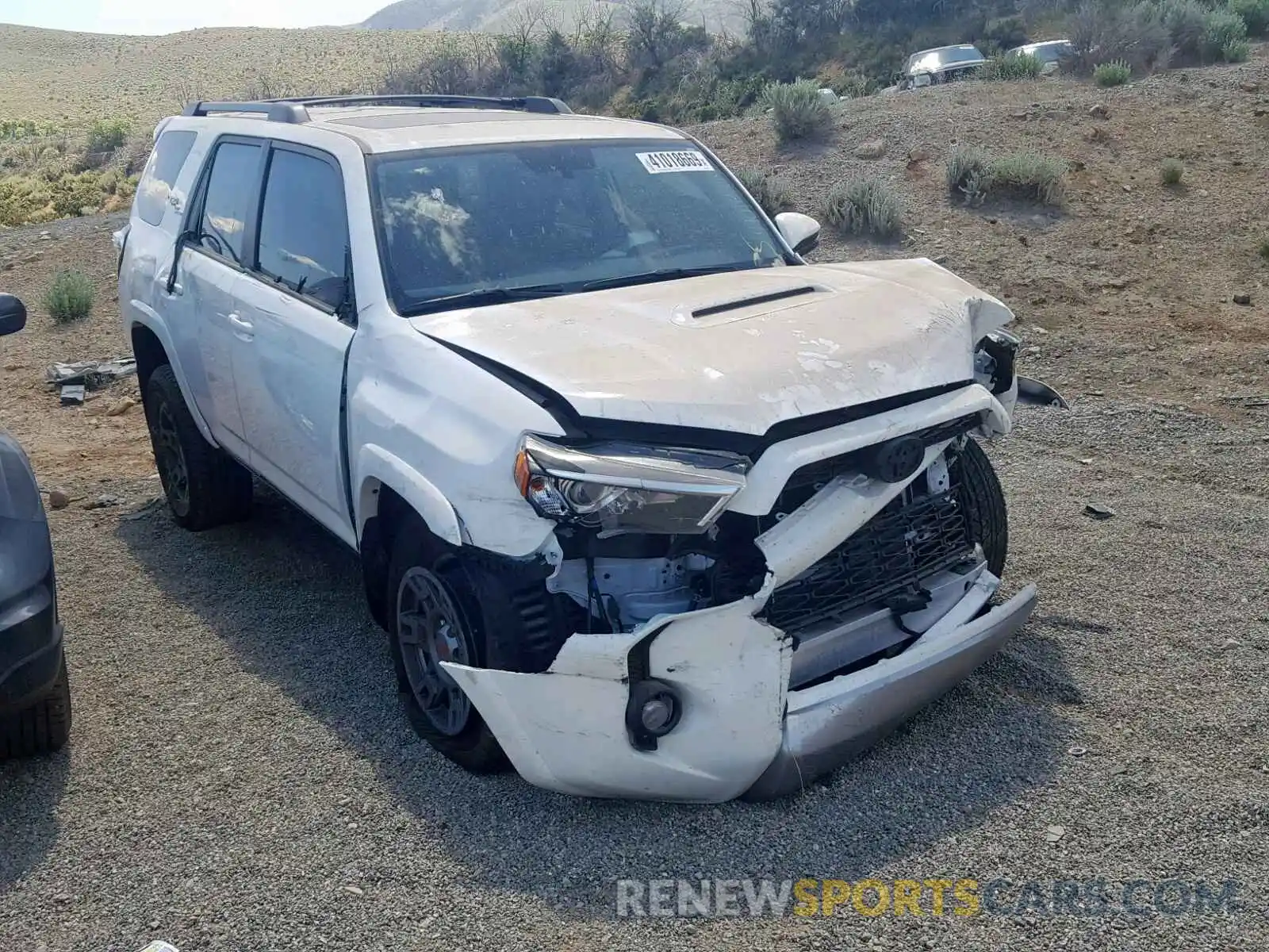 1 Photograph of a damaged car JTEBU5JR9K5648445 TOYOTA 4RUNNER SR 2019